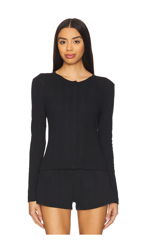 Cou Cou Intimates The Cardigan in Black. Size S. Also in L, M, XL, XS. | Revolve Clothing (Global)