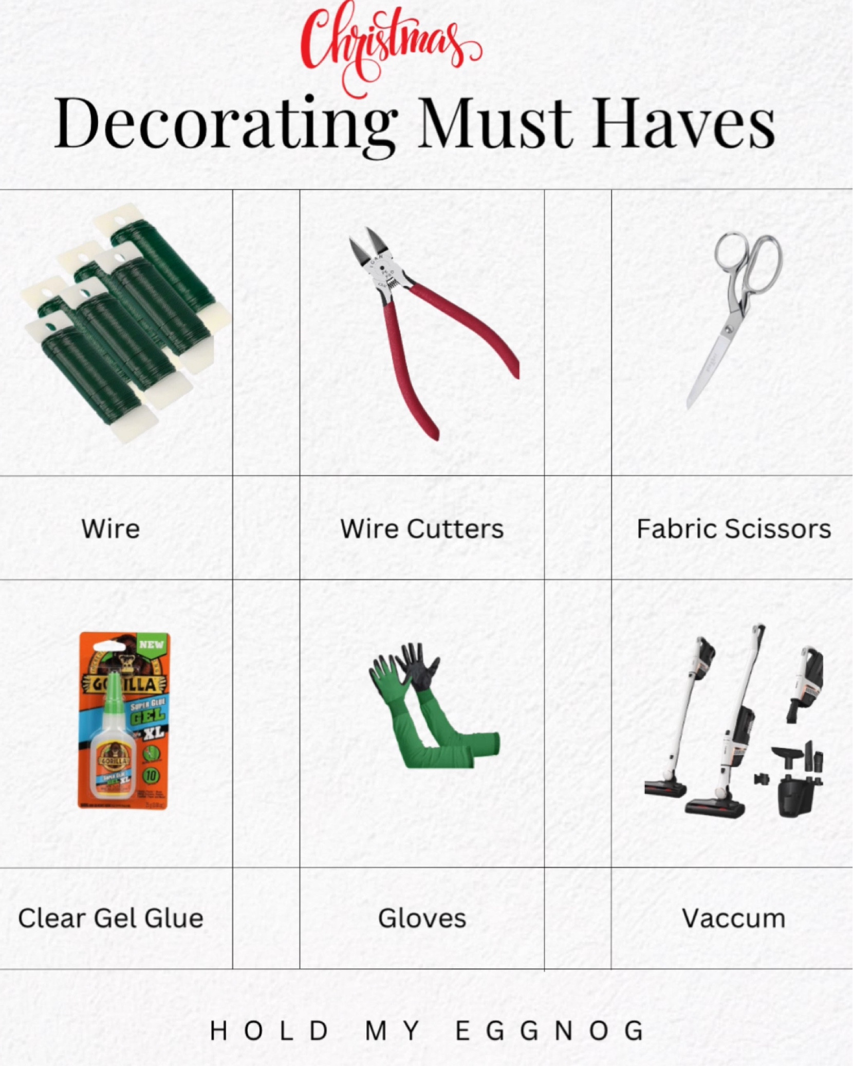 Christmas Devorating Essentials! 

When decorating a Christmas tree, there are few things you should have on hand to ensure a flawless execution.  These are my tried-and-true accessories:
 
Floral Wire:  I wire all the ornaments on the tree to remove the distraction of the hanger and create the illusion that the ornament is floating from the branch.   It’s also a great way to keep the ornaments from being pulled off the tree by little hands or animal paws.   

Wire Cutters:  A nice small pair will be just fine. These are the ones I use. 

Fabric Cutting Scissors: These are essential for cutting a nice clean edge tail on your ribbon.  Ribbon only though! Cutting wire with these scissors will damage them. 

Gel Glue:   For when those little tops pop off your ornaments!  Any clear glue should be fine but I use gel Gorilla glue.    

Long Gloves:  You are going to think I’m crazy but trust me, these will save your arms when fluffing the tree.  Remember that you have fluff from the inside out, and that will scratch up your hands terribly. Save your arms!

Cordless Vacuum:  I’ve tried so many vacuums and this one has been the best.  It’s lightweight and super powerful.  Plus is really pretty for a vacuum cleaner! 
 
#christmasdiy #christmasribbon #christmascraft #christmastreedecorating #christmaswire #christmasdecor #amazoncraft #amazonchristmas #amazondiy #ltkdiy


#LTKHome #LTKSeasonal #LTKSeasonal #LTKHome