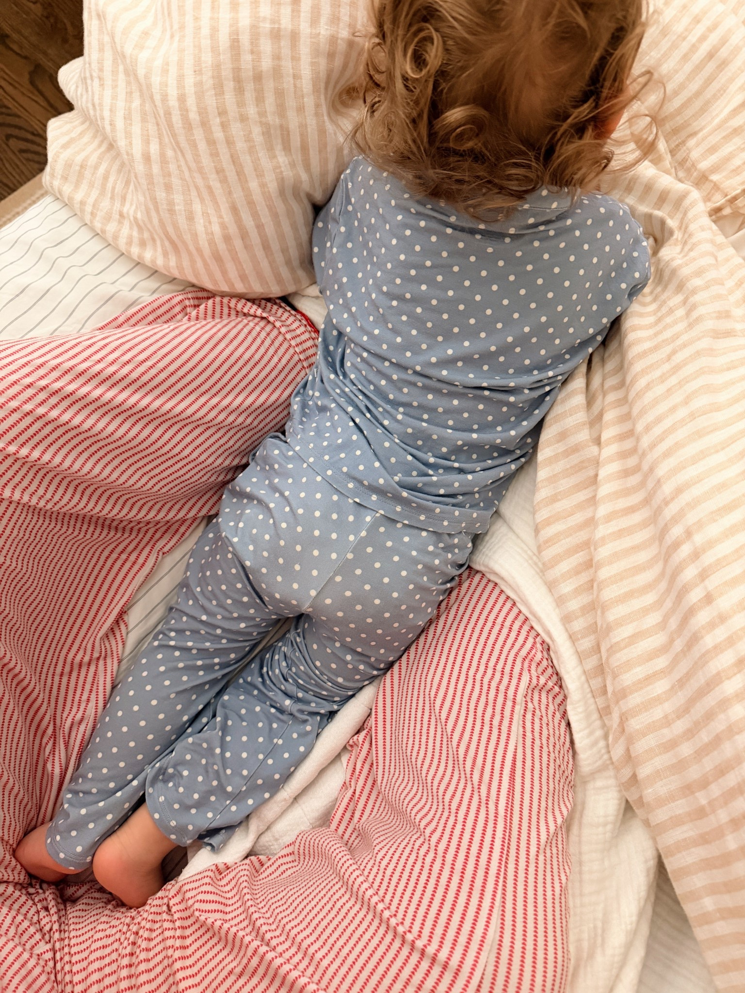 Stella’s polka dot FLARE pajamas take me OUT @cadenlane 

#LTKBaby