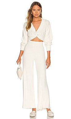 Free People Emilie Sweater Set in White Whisper from Revolve.com | Revolve Clothing (Global)