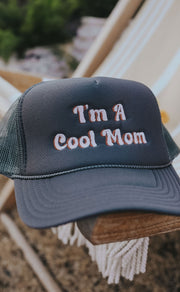 friday + saturday: i'm a cool mom trucker - pink | RIFFRAFF