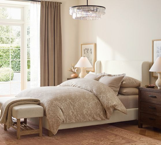 Sorrel Toile Jacquard Duvet Cover | Pottery Barn (US)