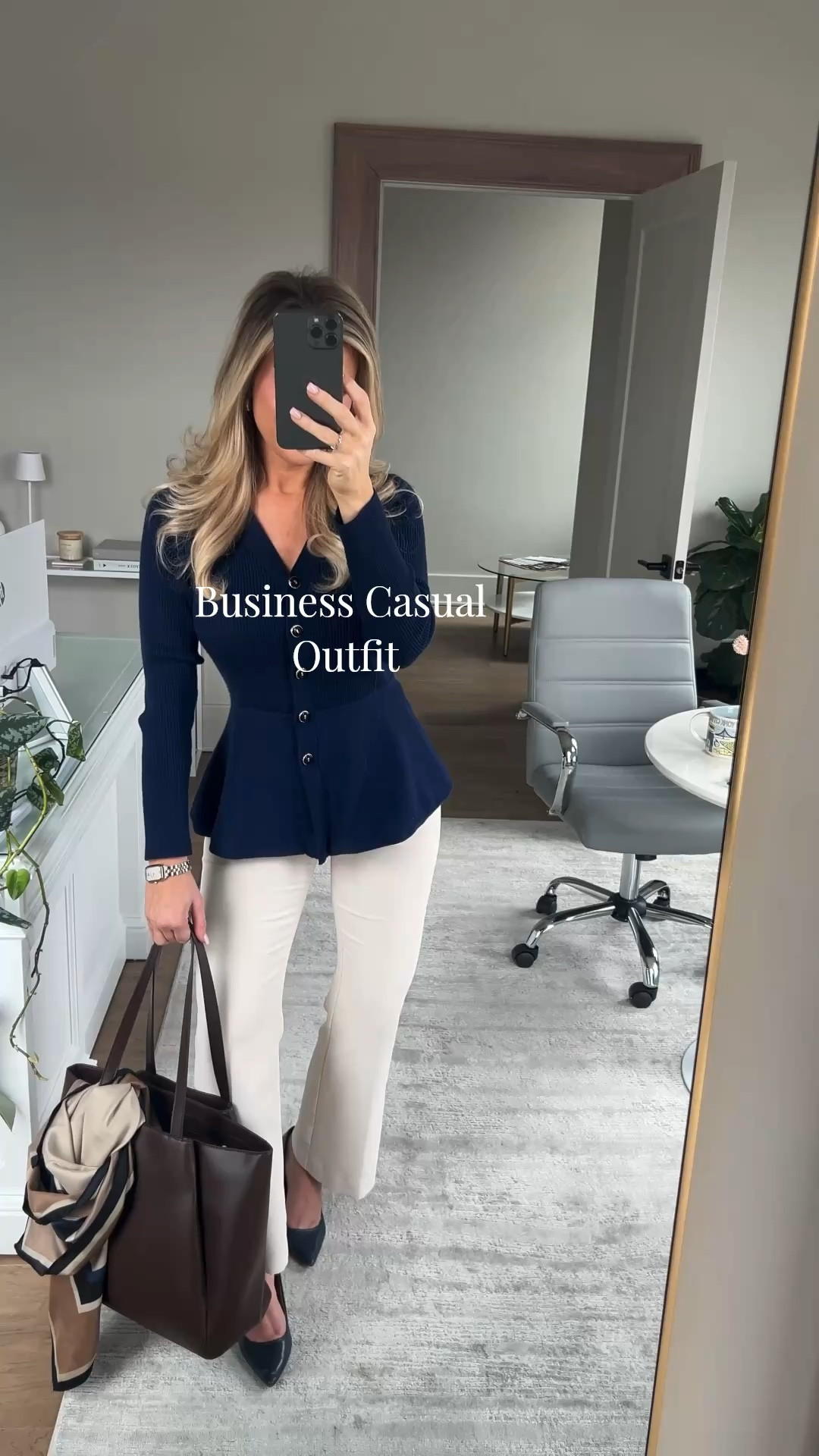 Such a good spring business casual outfit for the office! Absolutely love this cardigan sweater from Amazon! Super affordable! 
These trousers are my go to staple! Wearing 00 petite! 

Business casual, spring outfits, workwear, office outfits 

#LTKootd #LTKSpringSale #LTKWorkwear