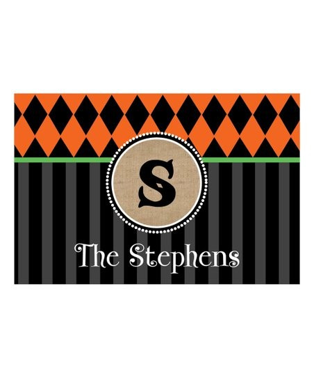 love this productHalloween Greetings Personalized Indoor/Outdoor Doormat | Zulily