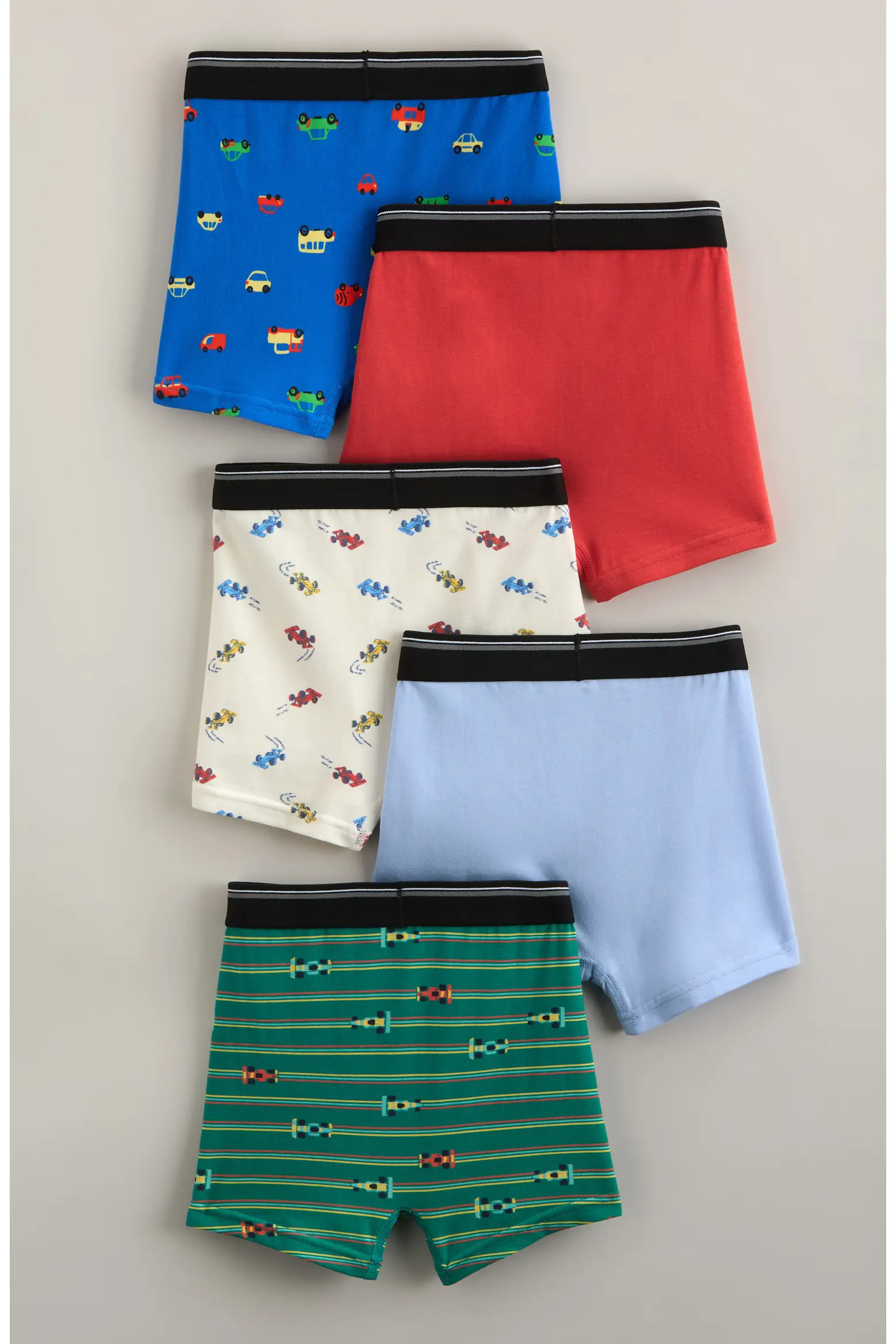 Nordstrom Kids' Assorted 5-Pack Stretch Cotton Boxer Briefs (Men) | Nordstrom | Nordstrom
