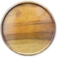Circular Solid Wood Tray | Etsy (US)