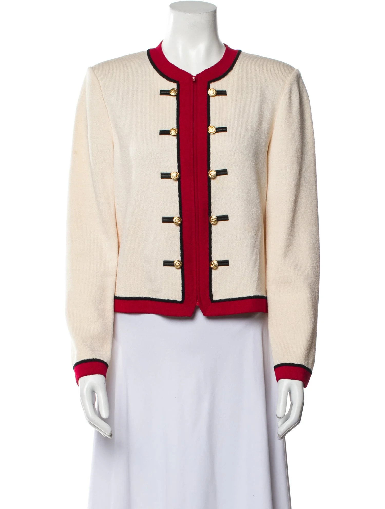 Colorblock Pattern Evening Jacket | The RealReal