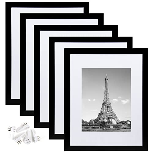 Amazon.com - upsimples 11x14 Picture Frame Set of 5, Display Pictures 8x10 with Mat or 11x14 With... | Amazon (US)