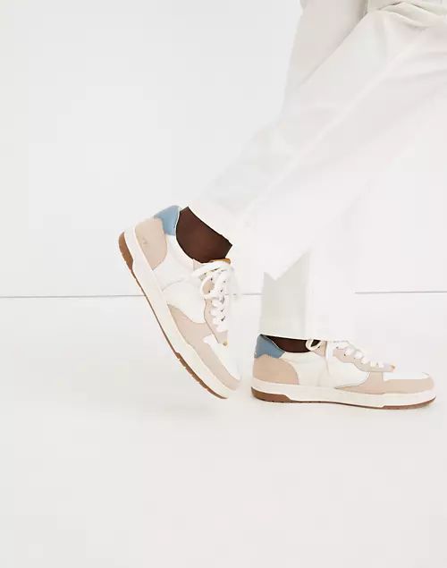 Court Sneakers in Neutral Leather and Suede | Madewell