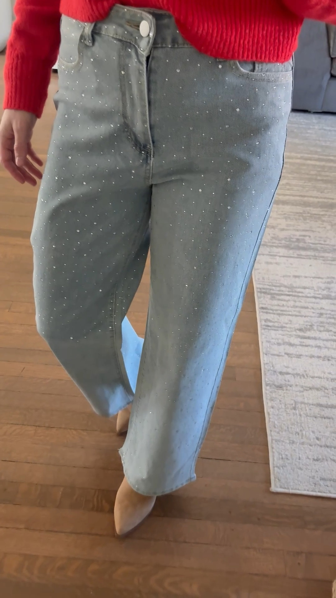 Been on the hunt for affordable rhinestone jeans for over a year, and I have finally found them! Need to buy in every color. Run a bit big!





Jeans denim embellished rhinestone studded high-waisted cardigan jewelry casual elevated postpartumm

#LTKmomlife #LTKootd #LTKFindsUnder100