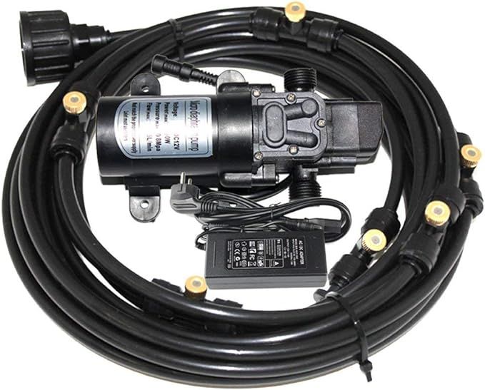 EONBON 12V 60W 5L/min Fresh Water Pressure Self Priming Sprayer Pump with 20 Feet (6m) Misting Co... | Amazon (US)