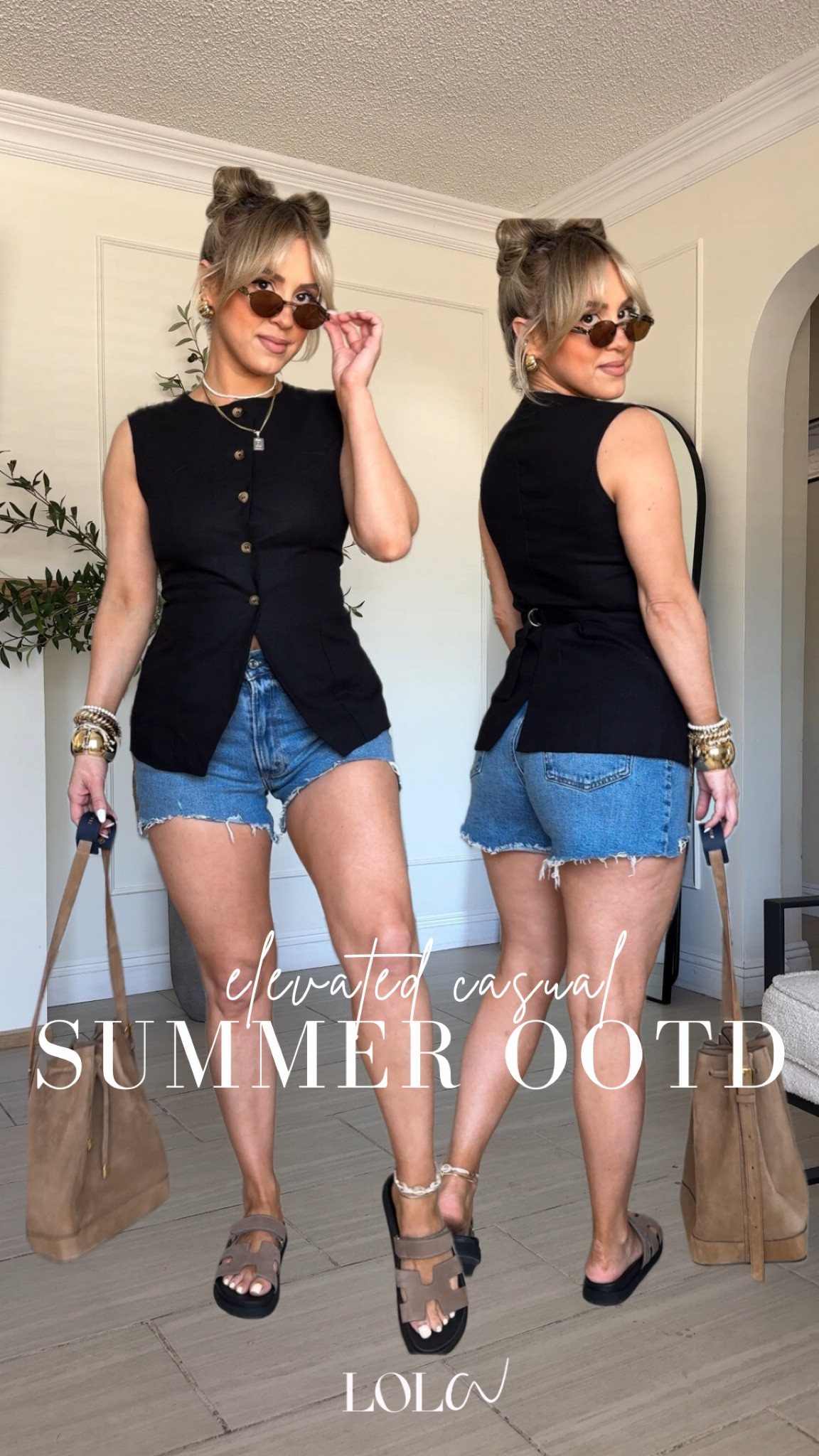 Casually elevated SUMMER OUTFIT 🤩☀️🤗

✔️ Denim shorts: Curve Love High Rise 4" Mom Short in size 27 | color LIGHT DESTROY
✔️ waistcoat vest size 4

#LTKFindsUnder100 #LTKStyleTip #LTKU