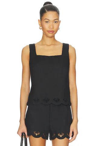 Sanctuary Almost There Linen Top in Black from Revolve.com | Revolve Clothing (Global)
