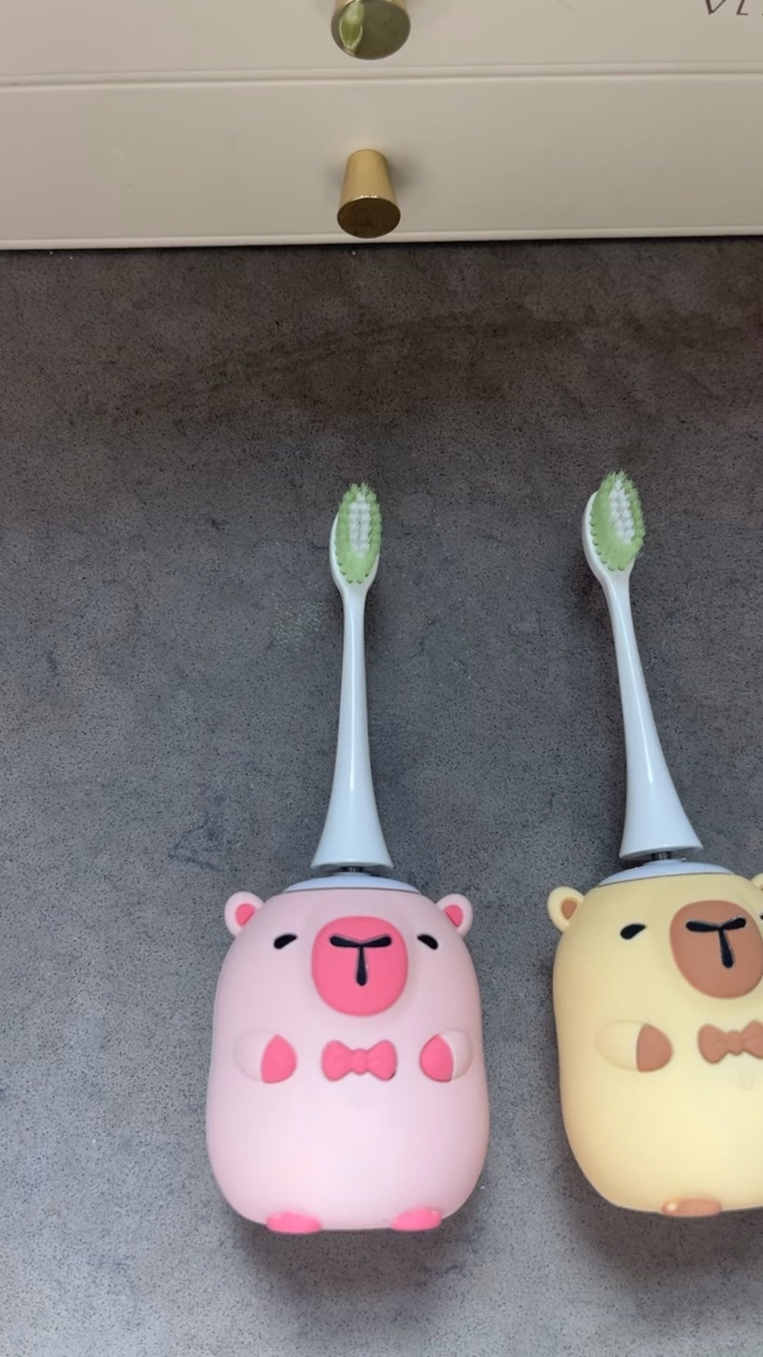 Cutest capybara toothbrush

#LTKmomlife #LTKmorningroutine #LTKKids