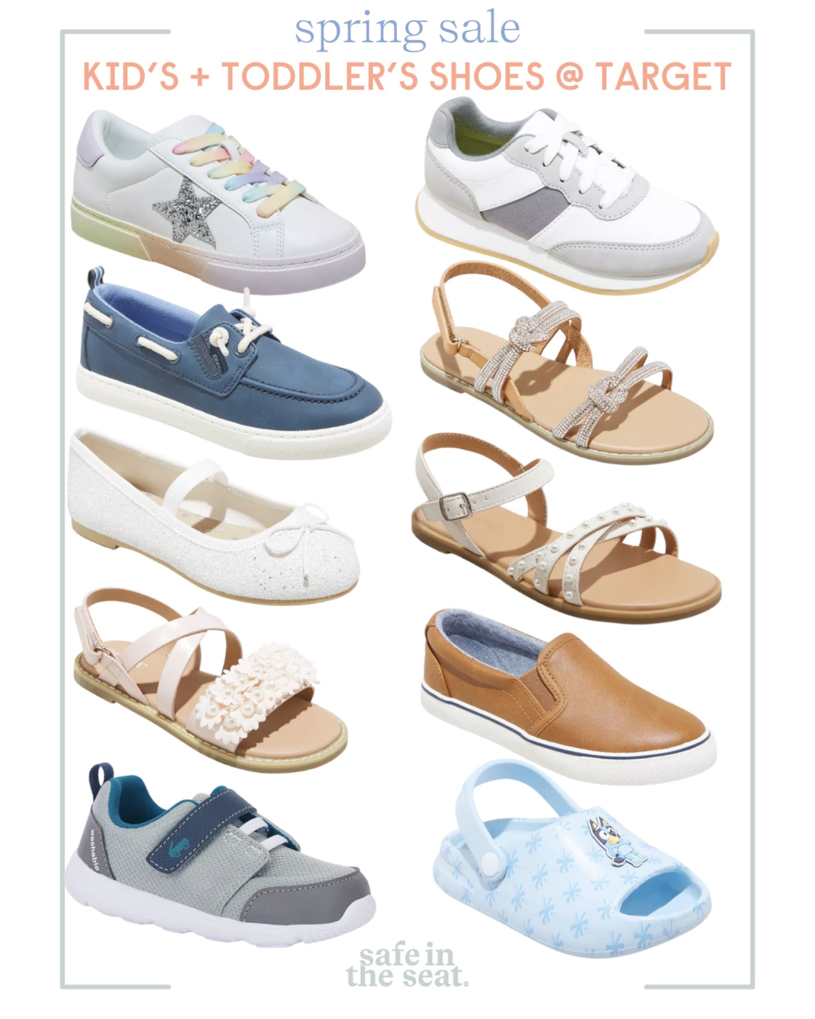 Toddler and kid sandals, shoes, and sneakers on sale at Target this weekend! 

#LTKSpringSale #LTKkids #LTKfindsunder50