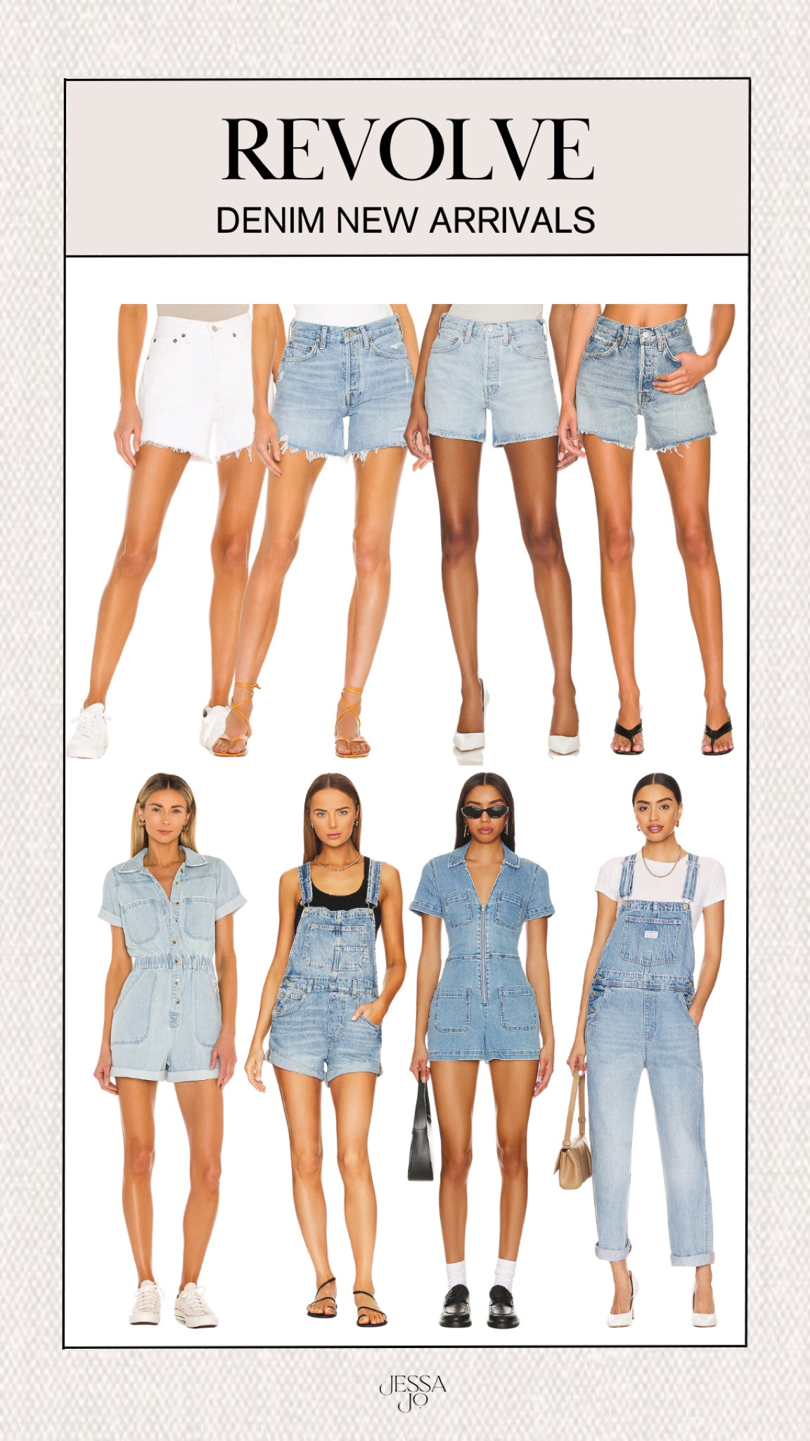 Revolve Denim New Arrivals | Denim Cutoff Shorts | Denim Romper | Denim Overalls 

#LTKStyleTip #LTKFindsUnder100 #LTKSeasonal