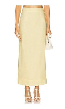 Rue Sophie Adan Skirt in Yellow from Revolve.com | Revolve Clothing (Global)