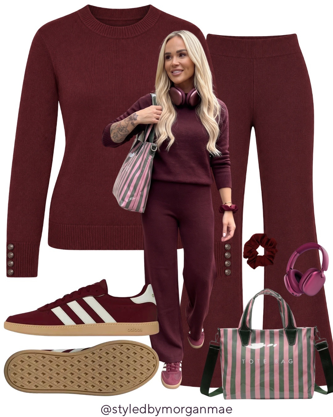 SATURDAY COFFEE RUN OUTFITS | Cherry, Mocha, Grey & Black Loungewear

Four super comfy, buttery looks for coffee, errands and shopping without feeling like you’ve left the house in your pyjamas 😝

My favourite is the cherry co ord & mocha! The tonal cherry trainers make it feel properly styled, but it’s still comfy enough for an entire Saturday out. The striped tote gives it that little extra something too, I love the tote way more than I thought I would!

#LTKautumn #LTKstyletip #LTKfamily