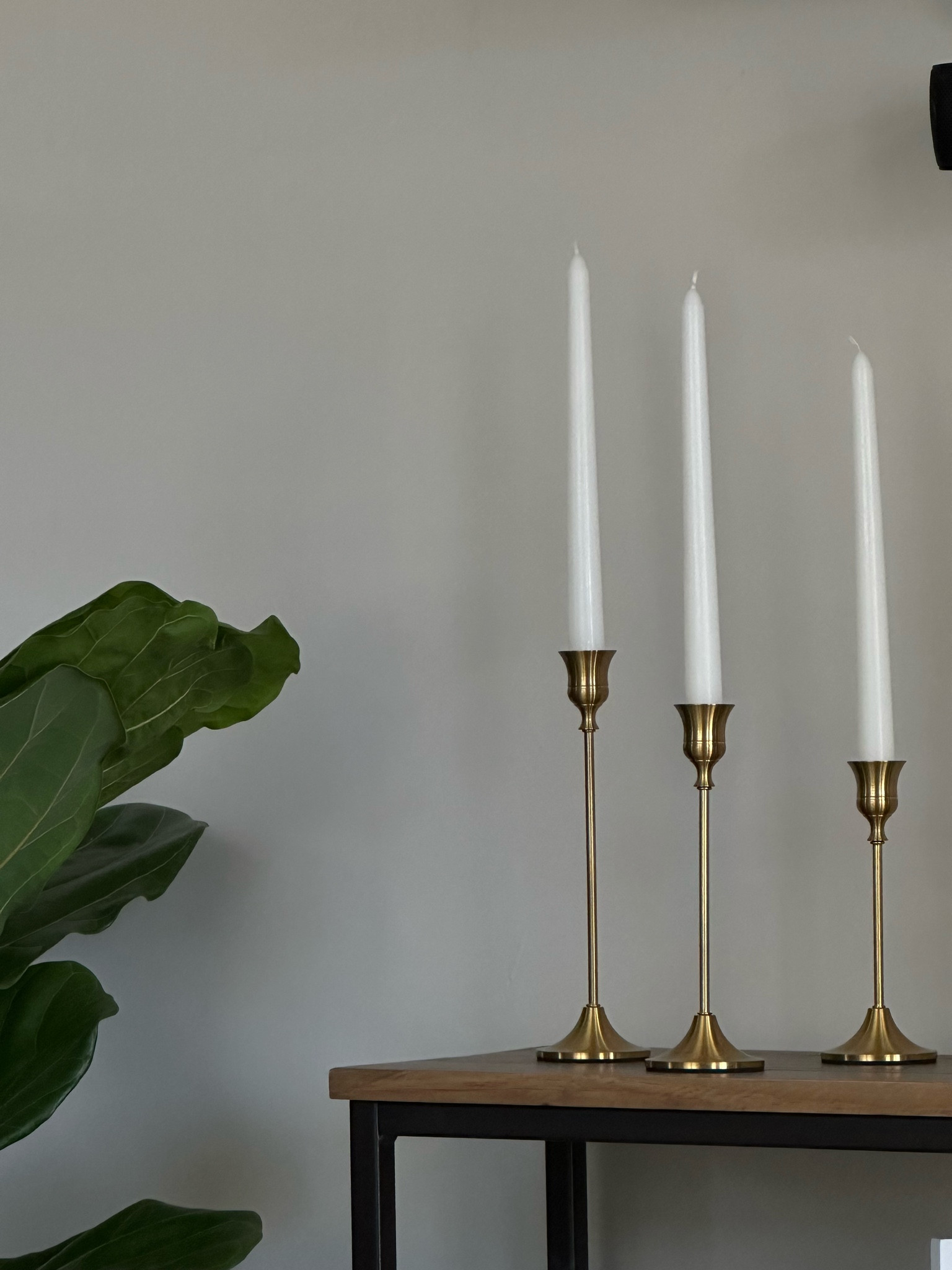 gold candlestick holder and candlesticks from amazon! elegant and affordable 🤍✨🕯️

#LTKFindsUnder50 #LTKHome #LTKFindsUnder100