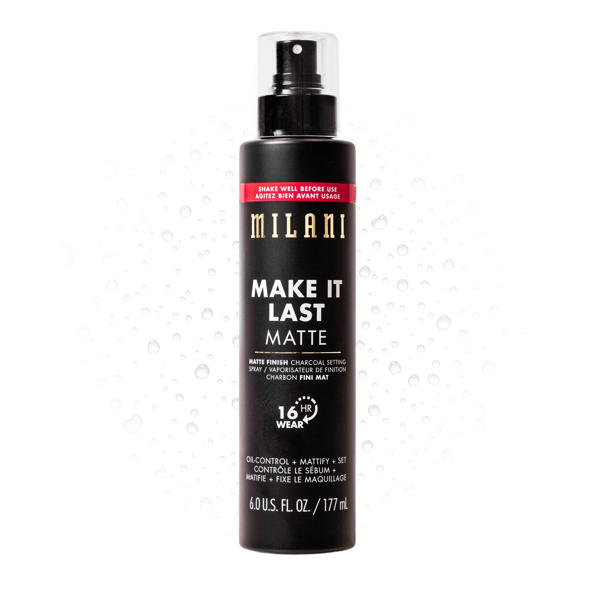 Make It Last Matte - Matte Finish Charcoal Setting Spray Jumbo Size | Milani Cosmetics