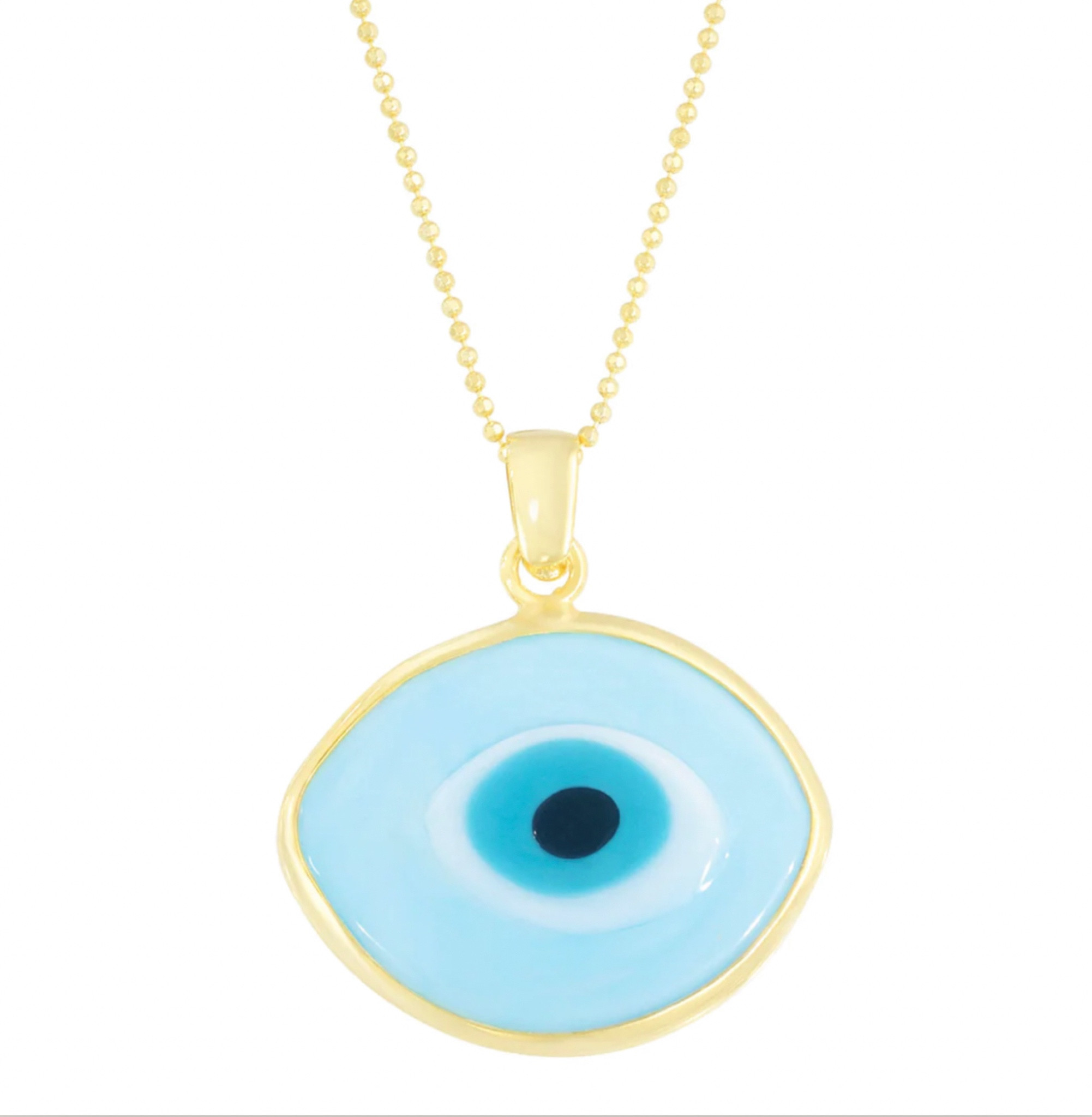 Poolside Evil Eye Necklace curated on LTK