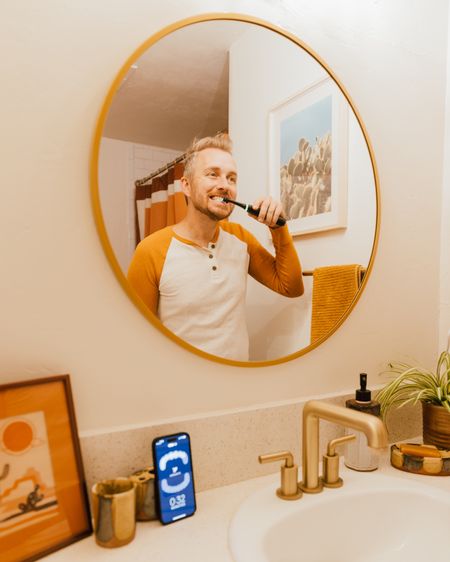 #ad I haven’t always been the best when it comes to brushing my teeth, but we started making it part of our son’s nighttime routine where we brush our teeth together. I recently got the @oralb iO5 electric toothbrush from @target and it’s made brushing more informative and makes me feel a bit more satisfied knowing I’m actually brushing correctly. My favorite feature is the ring light that lights up green, blue, or red to show if you are applying the proper pressure. I’ve always pushed too hard when I brushed so this is super helpful. It also shows you a live picture representation of your brushing progress so you can make sure you get all the teeth properly. I also like that you can adjust the vibration amount depending on your sensitivity, which is something that has dissuaded me from electric toothbrushes in the past. With Oral-B iO, it’s now possible to get a professional clean feel at home, every day.🪥🦷 #oralBWOW #TargetStyle #Target #TargetPartner 