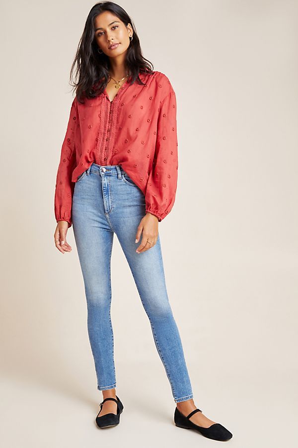DL1961 x Marianna Hewitt Chrissy Ultra High-Rise Skinny Jeans | Anthropologie (US)