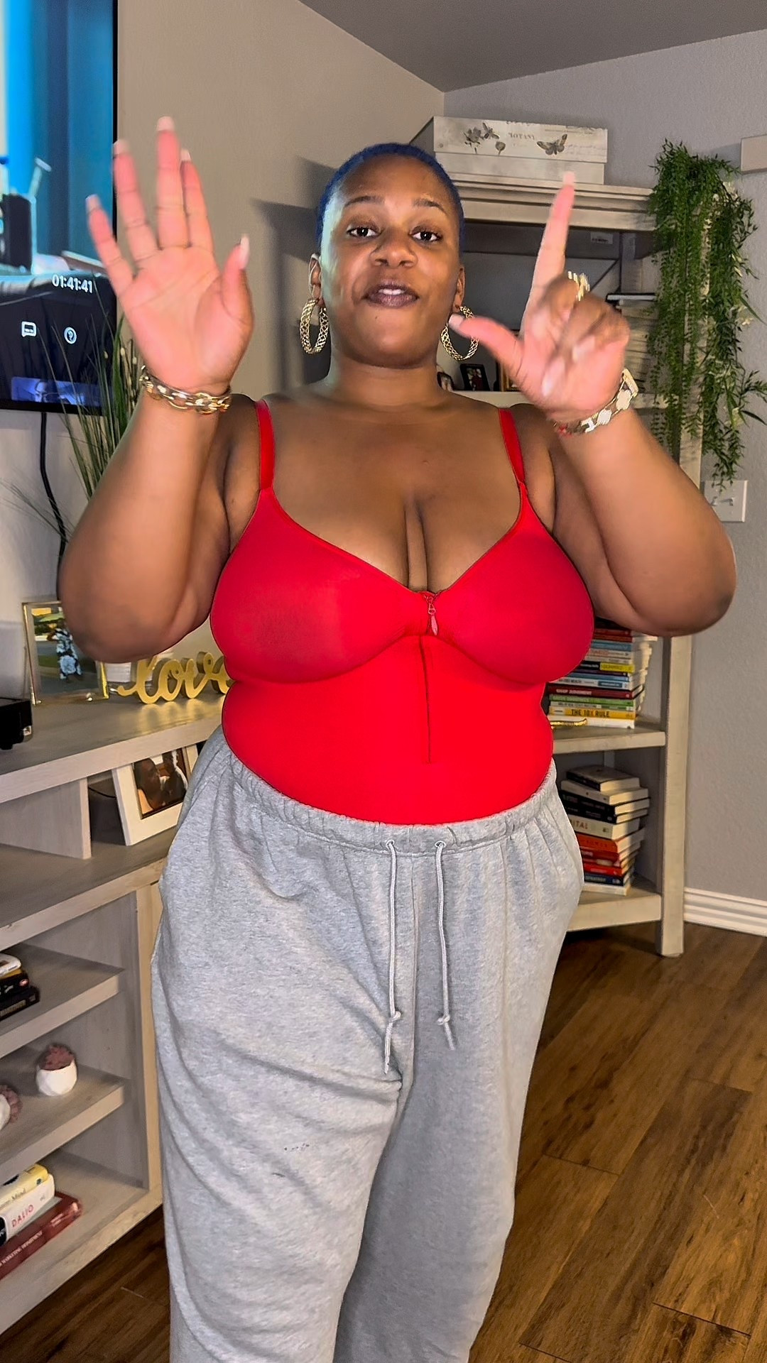 This FeelinGirl bodysuit is smooth, and has a mighty great compression around the tummy area! This is a XXL! Goodbye rolls, dips and grooves - hello smooth!💕✨

Plus size shapewear, FeelinGirl, feelingirl shapewear, TikTok viral shapewear, under $50, LTK deals, curve-approved comfort