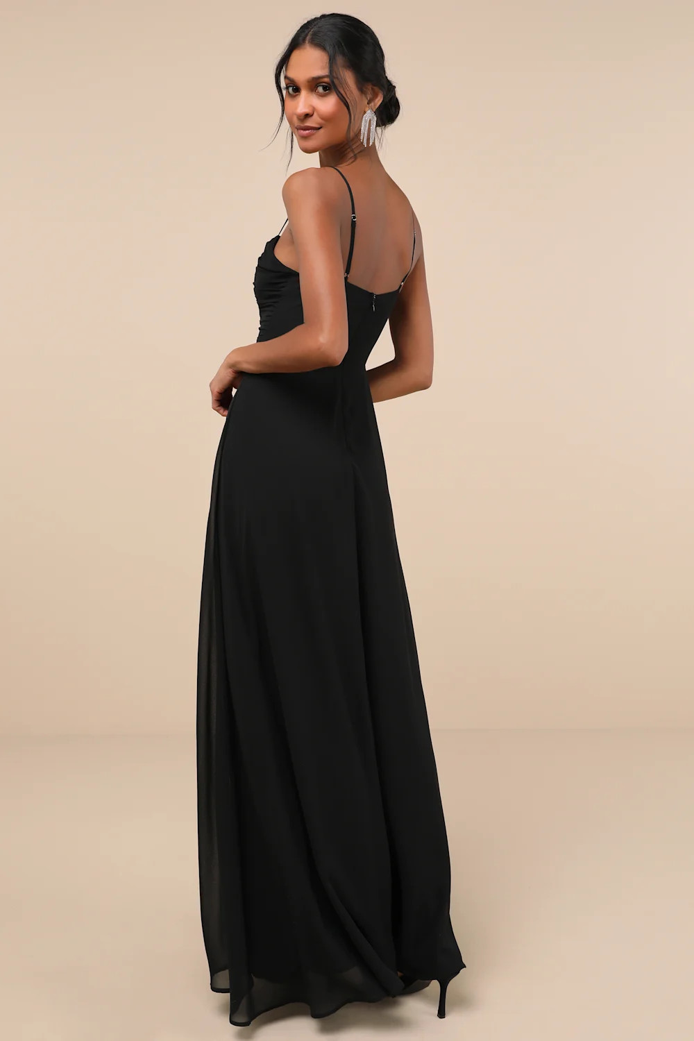 Sweeney Black Sleeveless Maxi Dress | Lulus