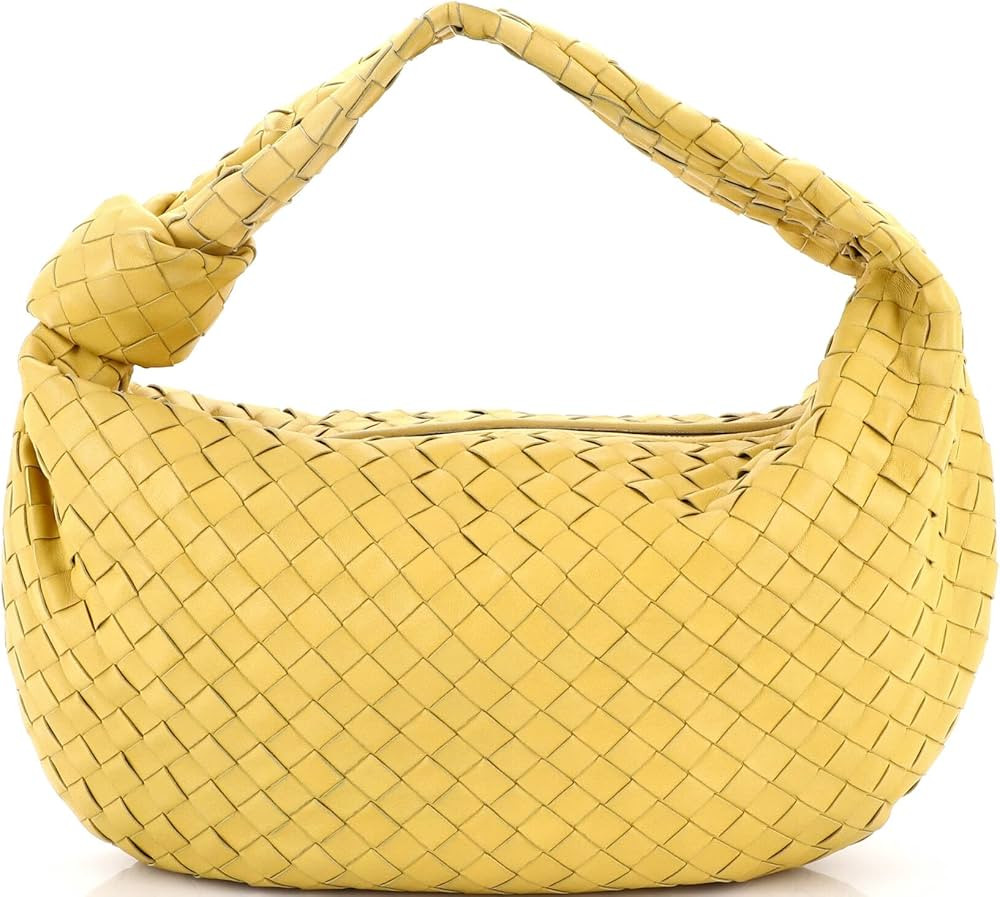Amazon.com: Bottega Veneta, Pre-Loved BV Jodie Hobo Intrecciato Nappa Medium, Yellow : Amazon Lux... | Amazon (US)