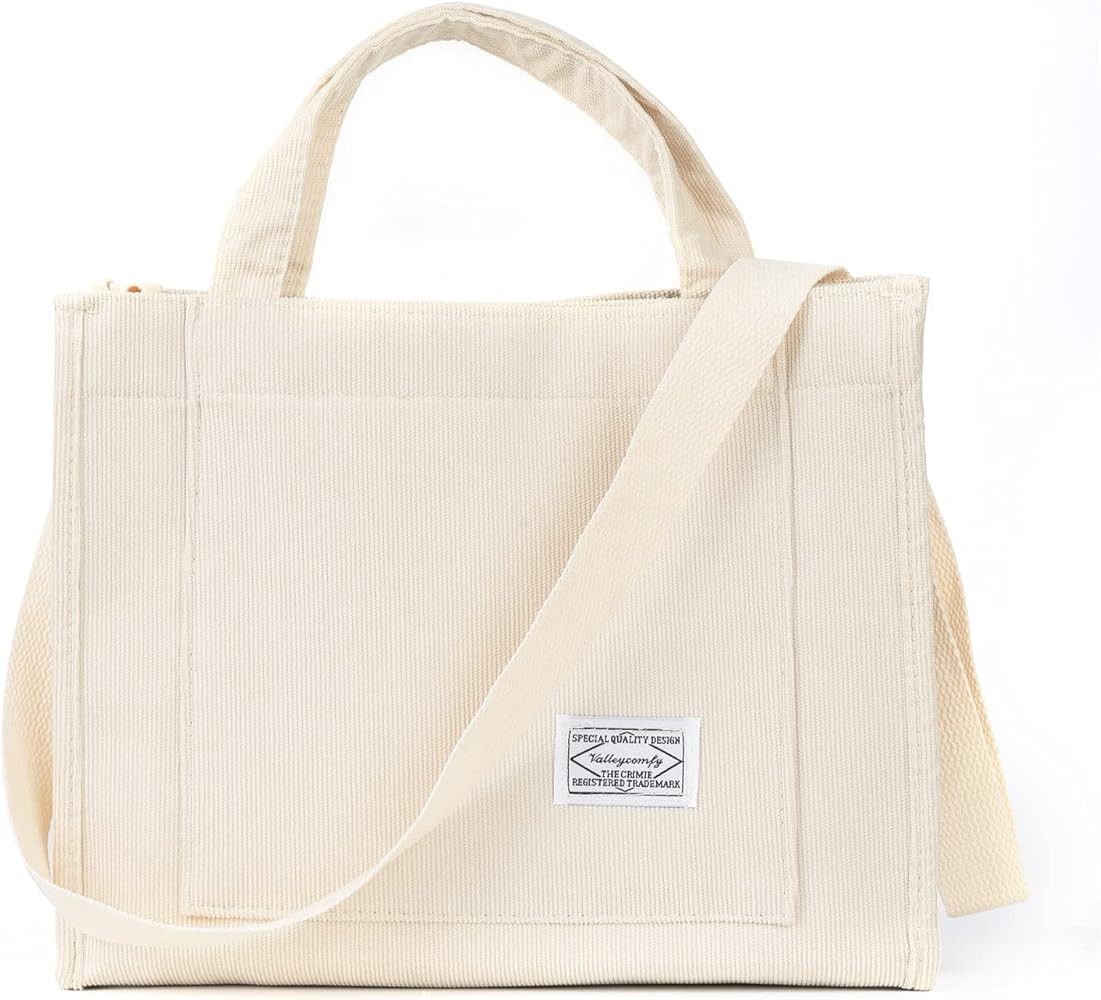 Vintage Casual Corduroy Tote Bags Women Hobo Crossbody Bag Purse for Women Travel Shoulder Bags H... | Amazon (US)