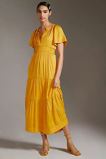 The Somerset Maxi Dress: LumenSilk Edition | Anthropologie (US)