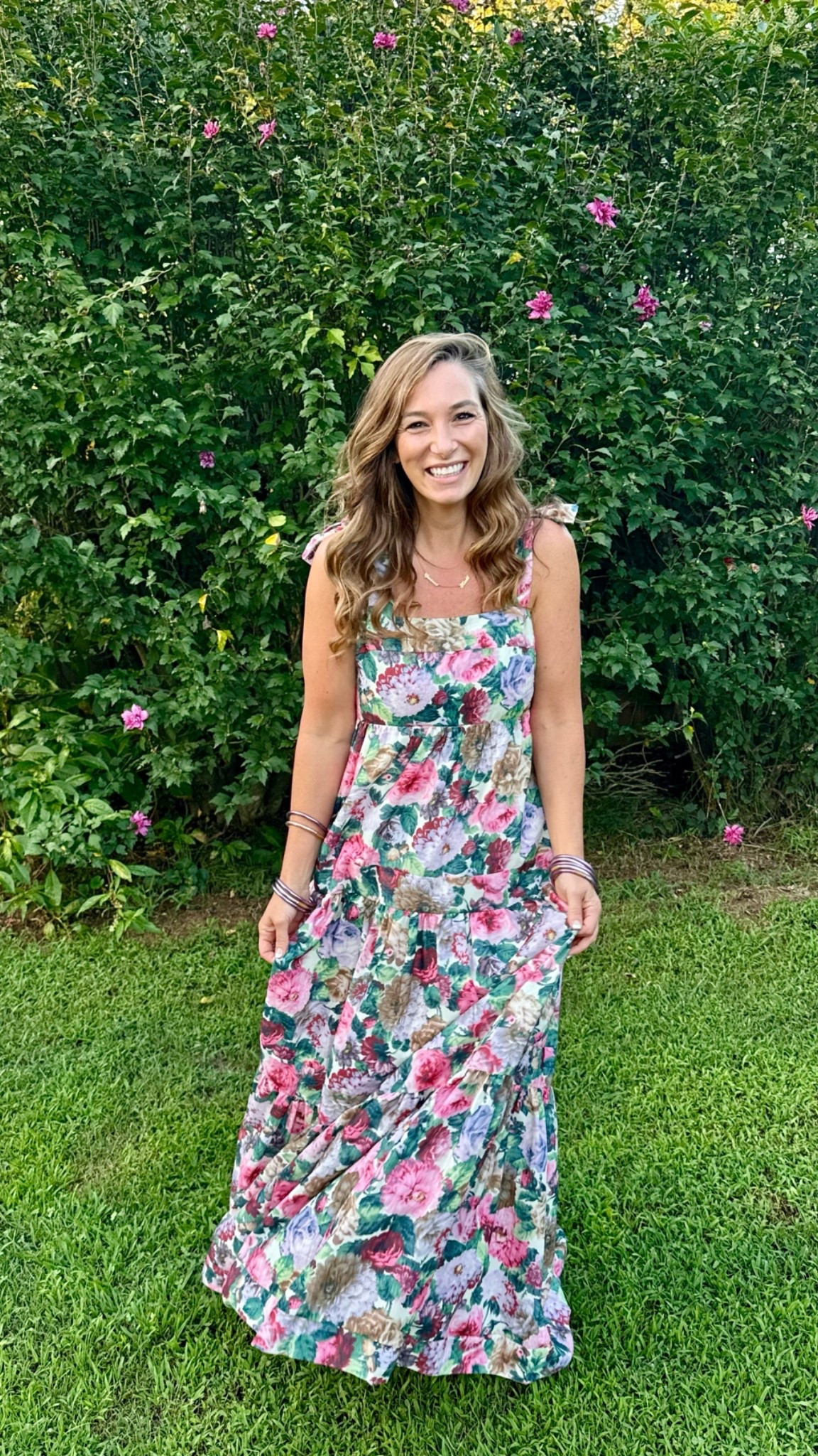 When your dress matches your backyard… floral dress / floral maxi dress

#LTKSeasonal #LTKOver40 #LTKootd