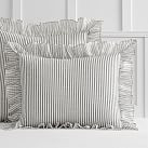 The Emily & Meritt Ruffle Stripe Duvet Cover + Sham | Pottery Barn Teen