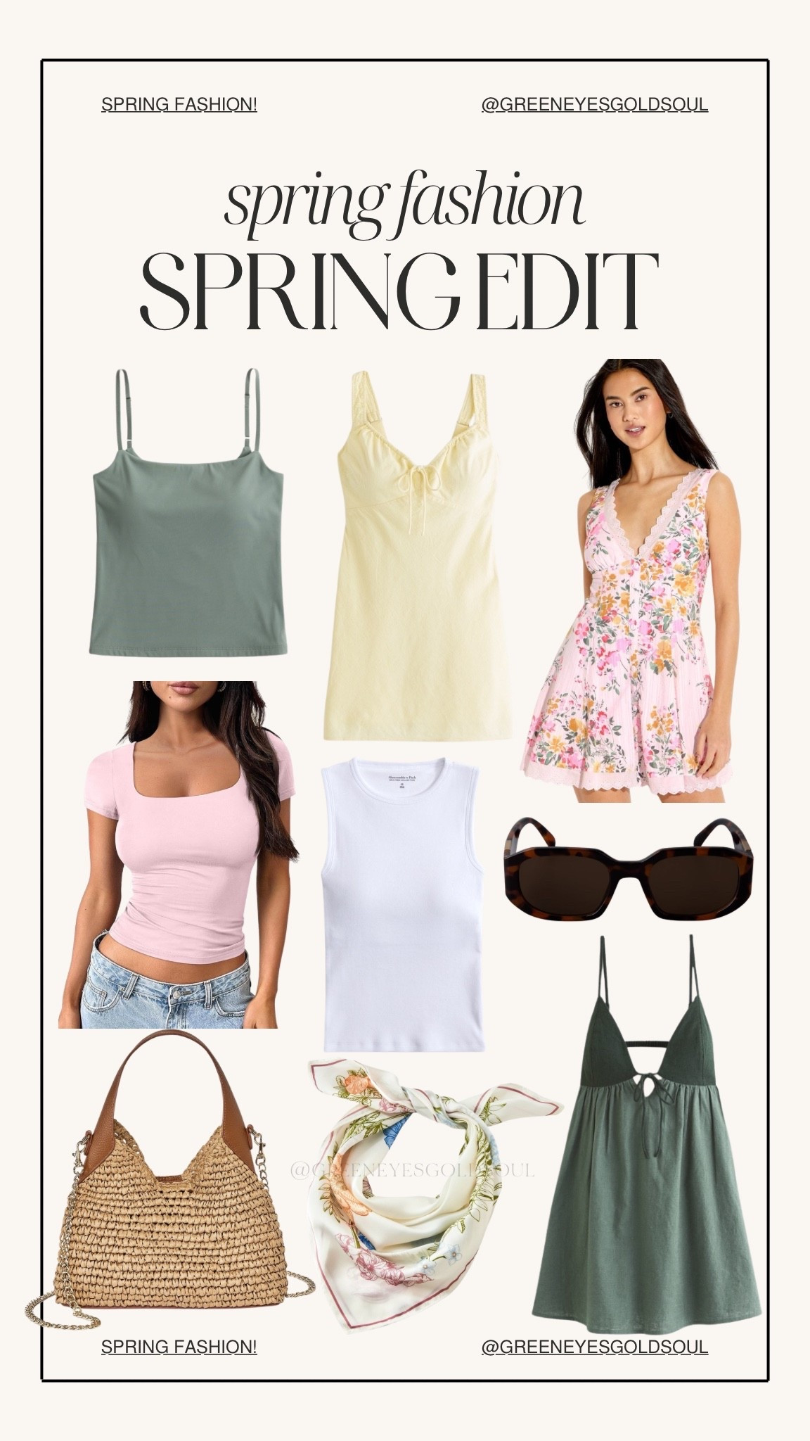 Spring fashion favorites 🌿
Lightweight dresses, easy tops, and accessories perfect for spring outfits and warm weather style. Linking all the pieces in this spring edit!

spring outfits/spring fashion/spring dresses/casual spring style/warm weather outfits/spring wardrobe/everyday outfits/women’s fashion/spring accessories/casual chic style/spring basics/vacation outfits

#LTKSeasonal #LTKU #LTKootd