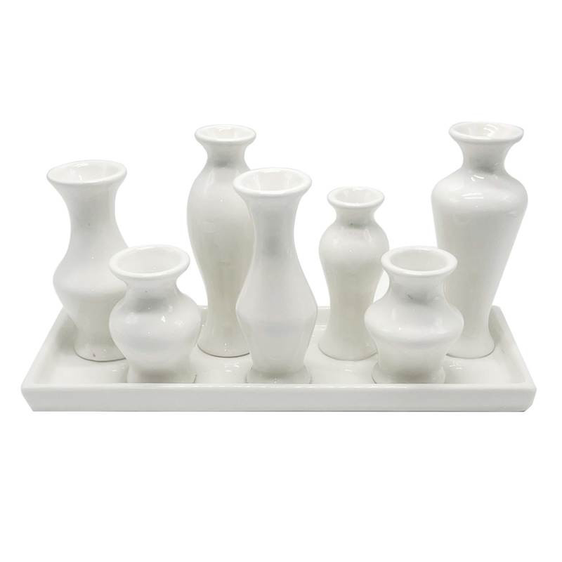 Porcelain Vase, 12x6 | At Home