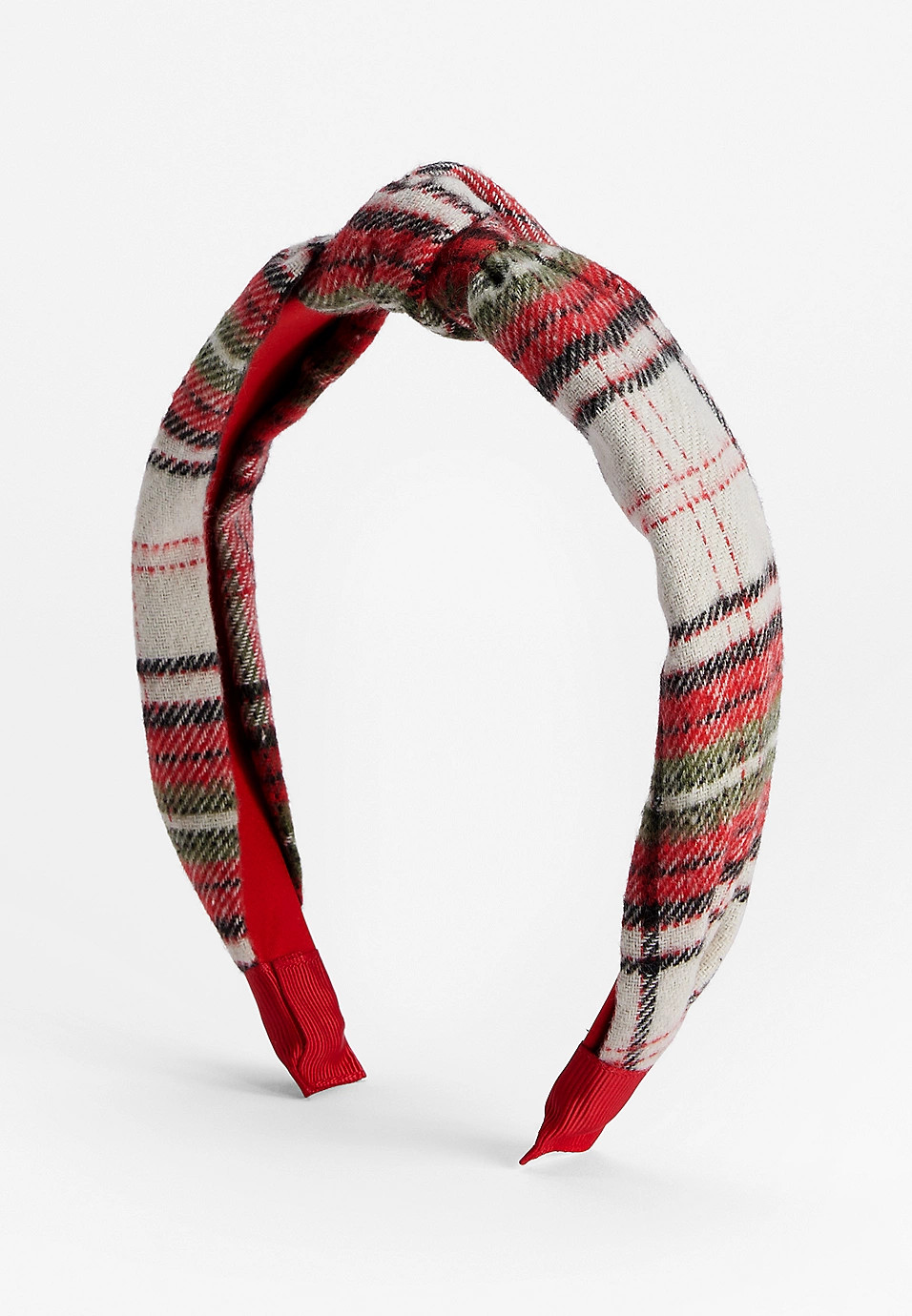 Festive Plaid Knot Headband | Maurices
