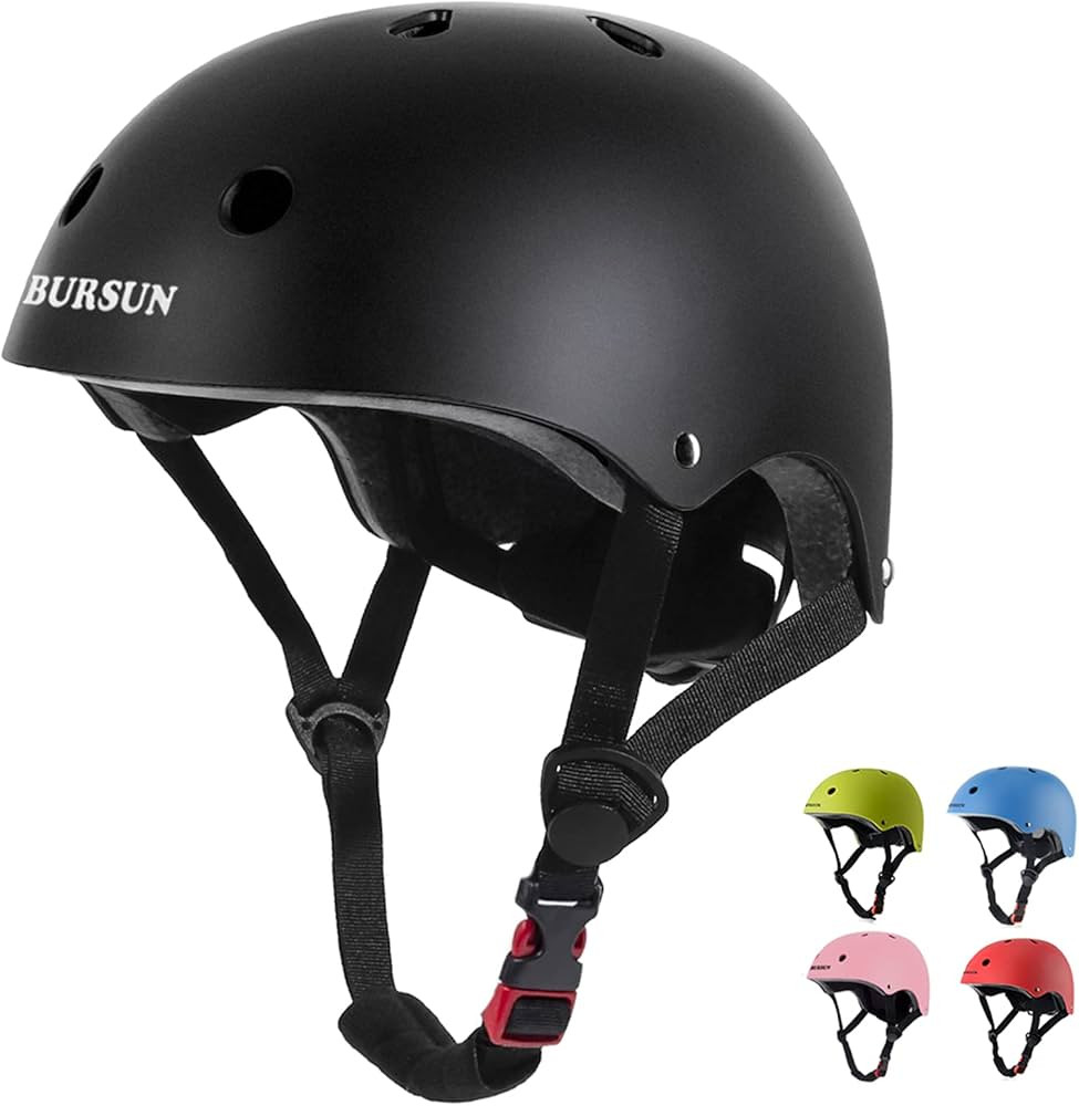 BURSUN Kids Bike Helmet Ventilation & Adjustable Toddler Helmet for Ages 2-14 Kids Boys Girls Mul... | Amazon (US)
