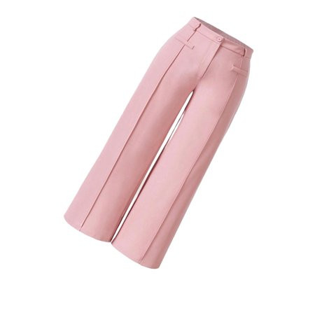 Solid Wide Leg Pants Pink Elegant Plus Size Pants | Walmart (US)
