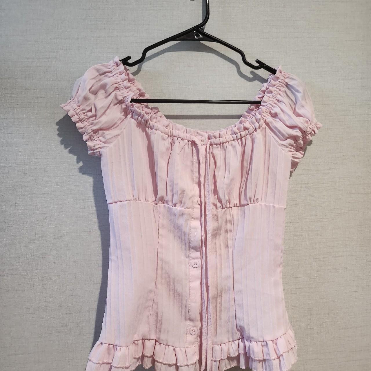 SHEIN Women's Blouse - Pink - S | Depop US