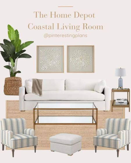 The Home Depot - Coastal Living Room 

#LTKStyleTip #LTKHome #LTKSeasonal