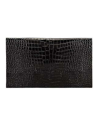 Saint Laurent Medium Uptown Pouch in Nero | FWRD | FWRD 
