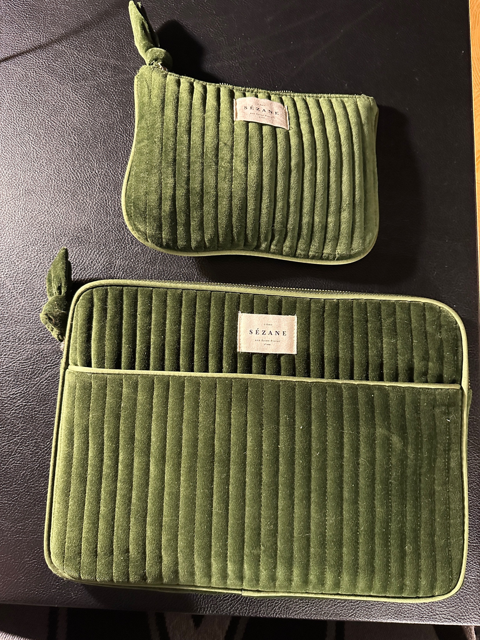 cute travel set! laptop, misc, & jewelry case 