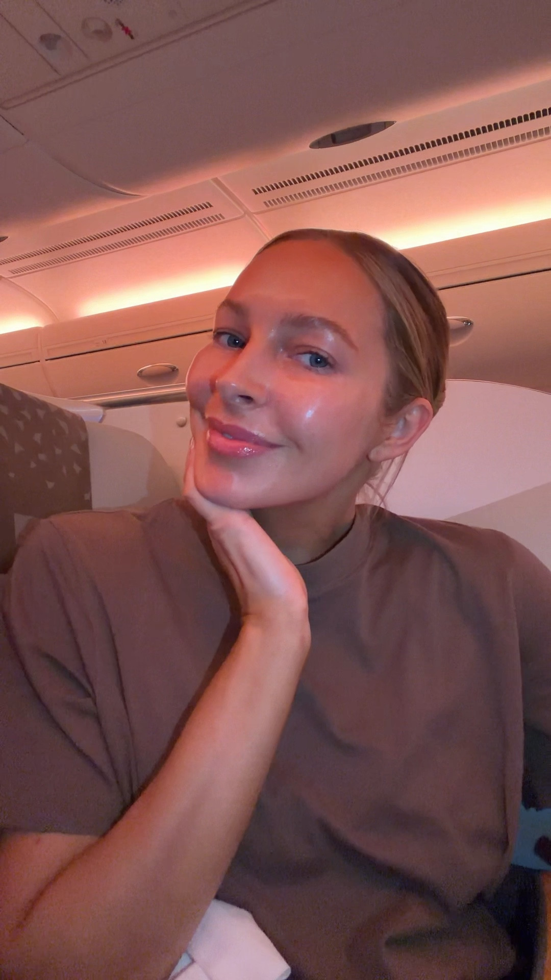 My in flight skincare routine ✨
