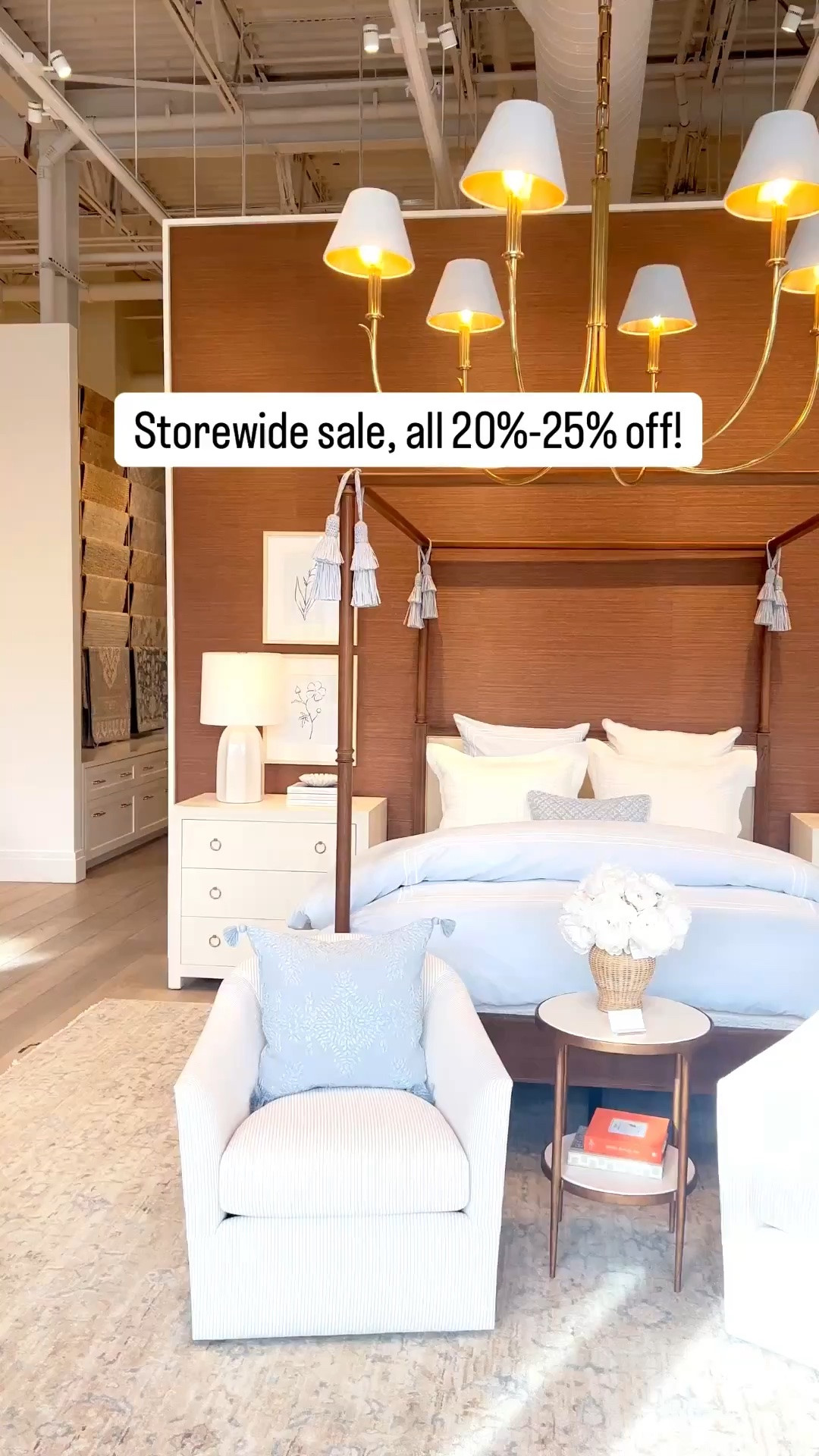 Serena & Lily's 4th of July sale is going on now through Wed (7/8), with up to 40% off. Everything shown here is at least 20%-25% off!
- 
coastal home decor, beach house decor, beach house ideas, coastal interiors, coastal style home, bedroom furniture, primary bedroom ideas, light blue pillow shams, duvet covers, coastal bedding, king size bedding, neutral rugs, large rugs, bedroom rugs, living room rugs, cotton bedding, Loleta rug, swivel chairs, bedroom accent chairs, striped chairs, bedroom side tables, marble side tables, drink tables, bedroom seating area, oversized nightstands, neutral nightstands, nightstands with drawers, canopy beds, bedroom chandeliers, oversized chandeliers, coastal lighting, nightstand lamps, bedroom lamps, white lamps, blue pillow covers, four poster bed

#LTKHome #LTKSaleAlert