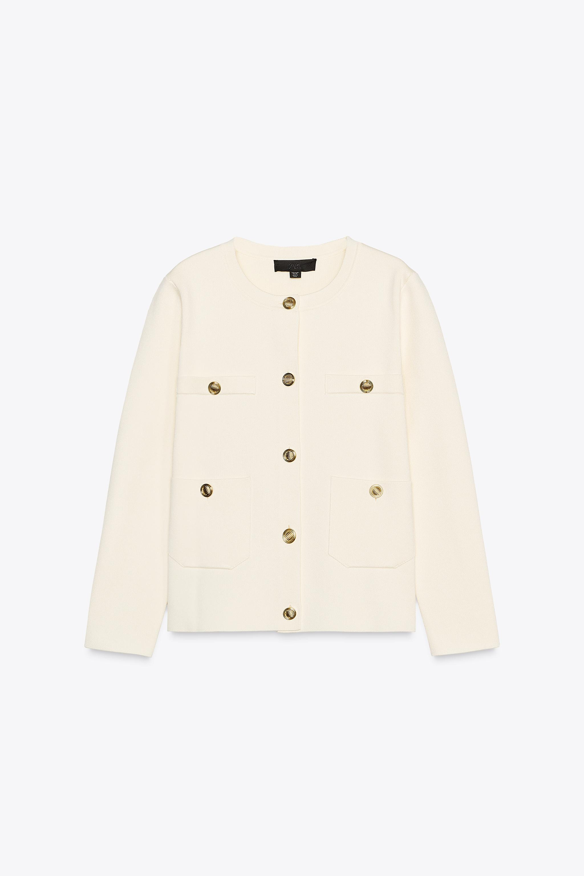 PLAIN KNIT CARDIGAN | Zara US