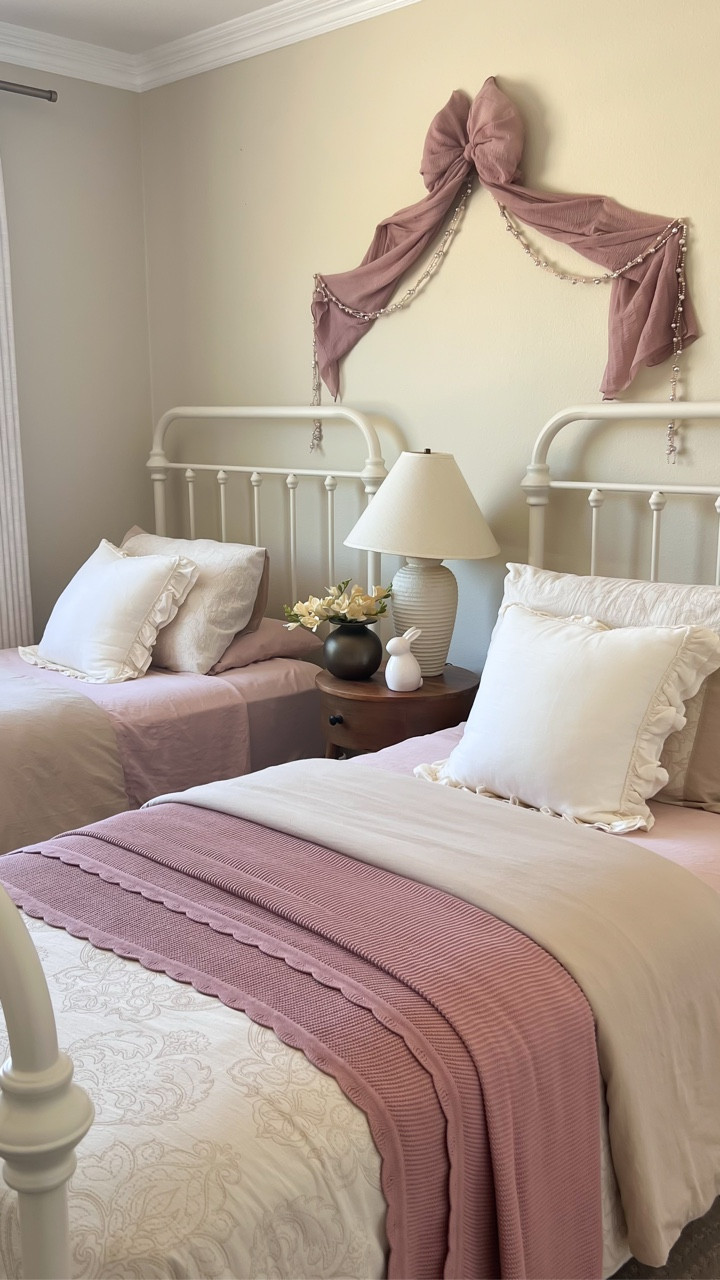 It can be that simple 🐰🐣🌸 Throwing it back to last year’s Easter in the girls bedroom 💕

See something you like? Comment GIRLS for the links! ( This cute bunny is a Marshalls find from last year ) 

▫️ You can always shop my home and posts on my @shop.ltk account, where I also share exclusive app-only content! 

Easter Styling, Simple Easter Styling, Girls Bedroom, Girls Room Styling, Easter Decor, Minimal Styling, Kids Bedroom, Bedding, Soft Palette, Cozy Bedroom, Spring Styling, Spring Decor 

#easterdecoration #girlsbedroom #girlsbedroomdecor #springhomedecor #ltkhome

#LTKSeasonal #LTKKids #LTKHome