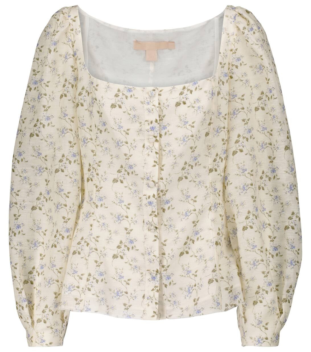 Floral linen-blend blouse | Mytheresa (US/CA)