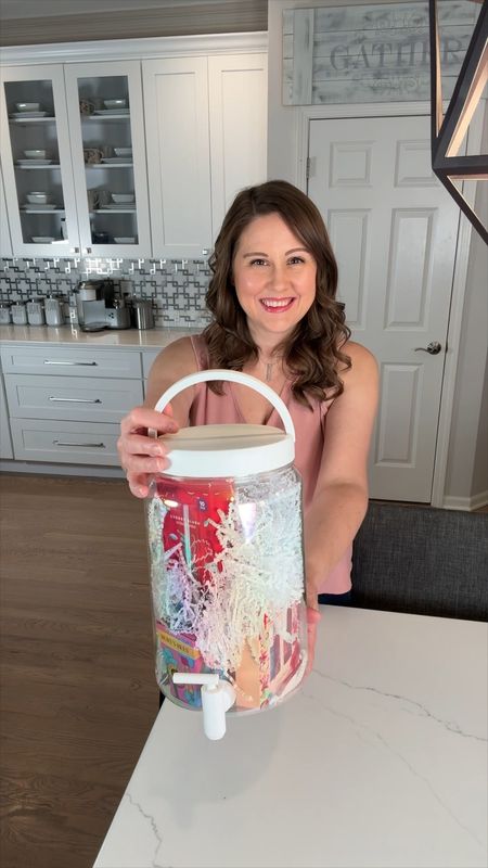 This is such a fun, affordable way to show teachers you care! These gifts fit perfectly inside this pretty iridescent beverage dispenser.  💕 Tap below to shop! #TeacherAppreciationWeek #GiftsForTeachers #TeacherGifts 

#LTKVideo #LTKfindsunder50 #LTKGiftGuide