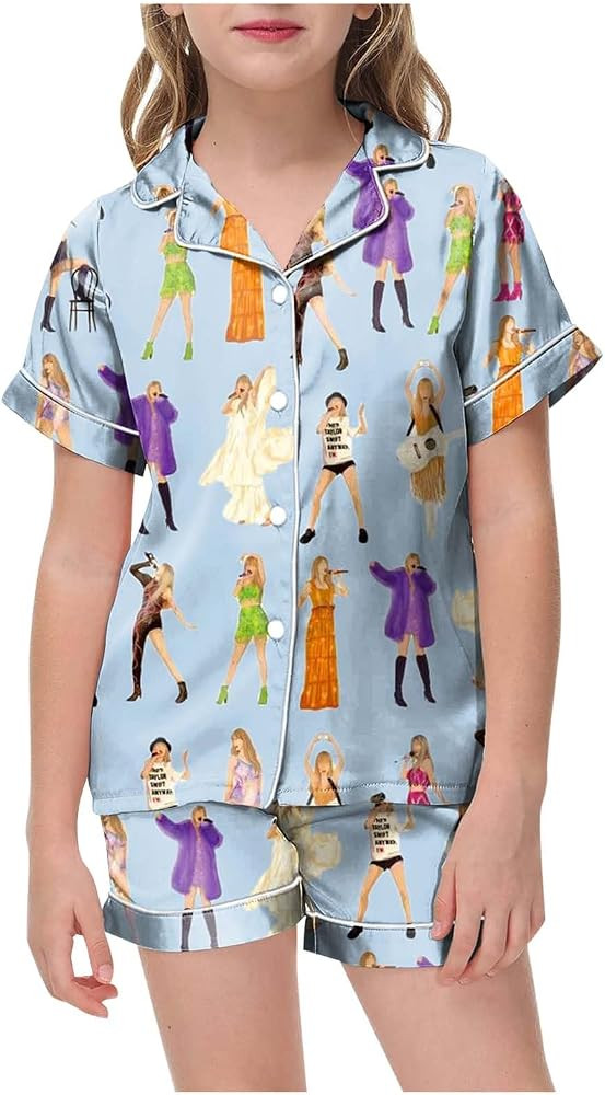 Music Lovers Pajamas 2 Piece Pjs Top and Shorts Set Party Outfits Concert Lounge Gifts | Amazon (US)
